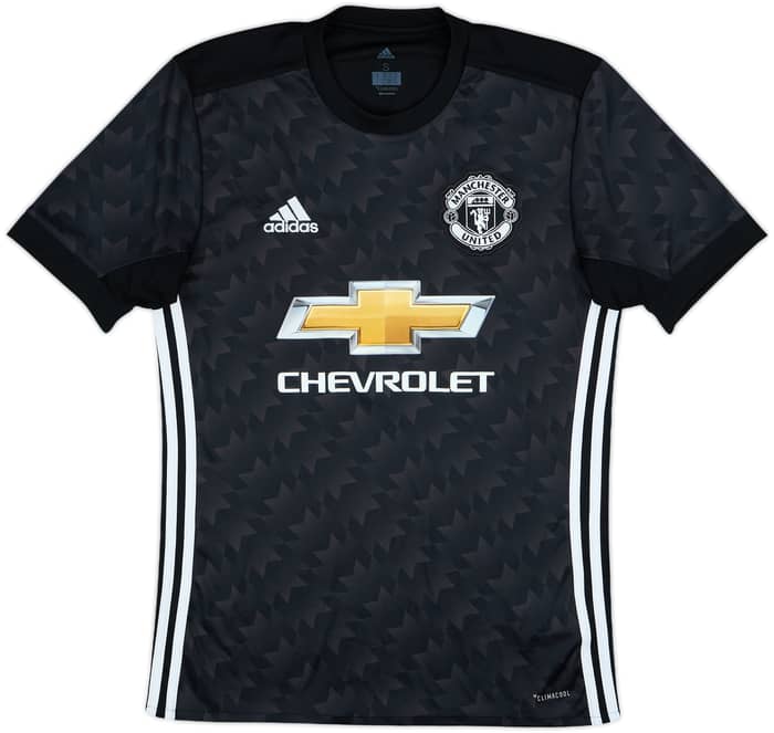 2017-18 Manchester United Away Shirt Bailly #3 - 9/10 - (S)
