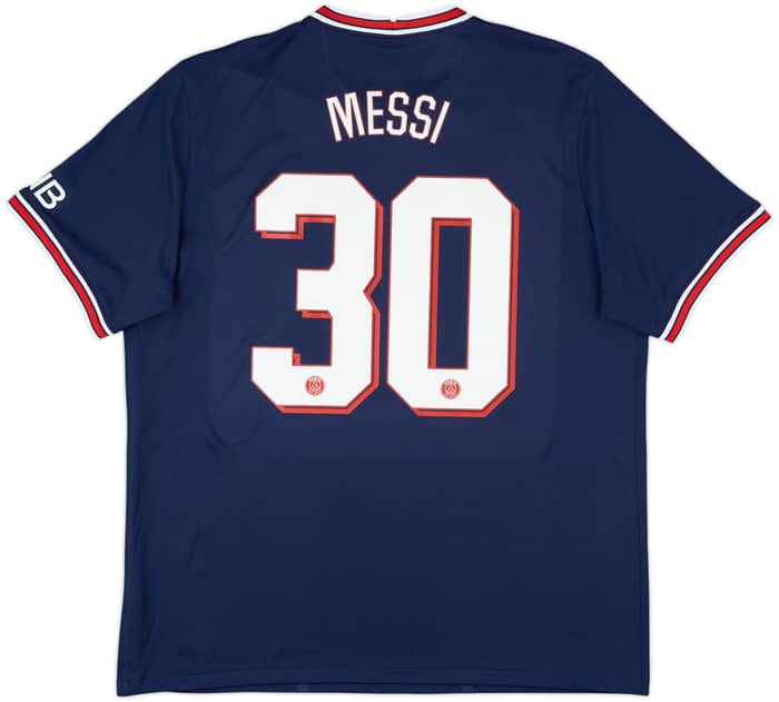 2021-22 Paris Saint-Germain Home Shirt Messi #30 - 9/10 - (XL)