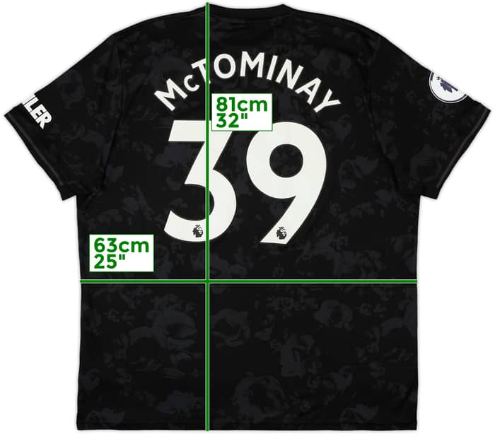 2019-20 Manchester United Third Shirt McTominay #39 - 7/10 - (XXL)