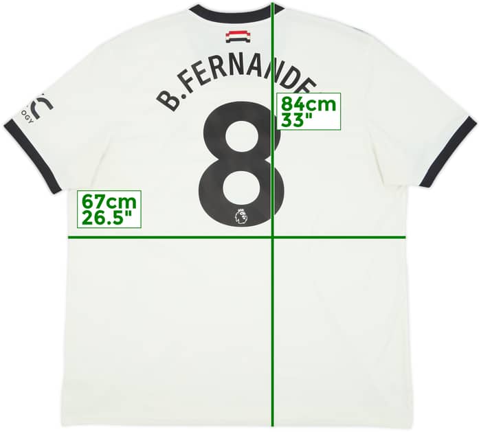 2024-25 Manchester United Third Shirt B.Fernandes #8 - 8/10 - (3XL)