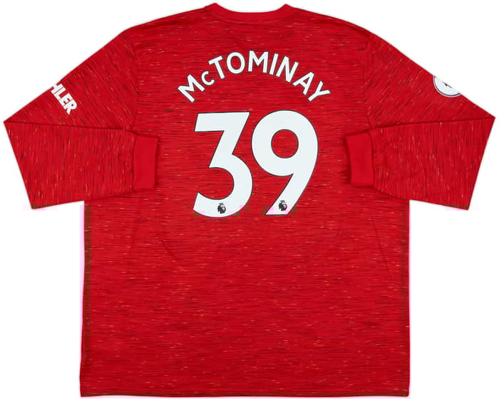 2020-21 Manchester United Home L/S Shirt McTominay #39 - 7/10 - (3XL)