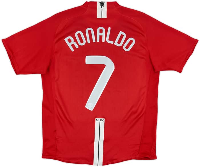 2007-09 Manchester United Home Shirt Ronaldo #7 - 5/10 - (M)