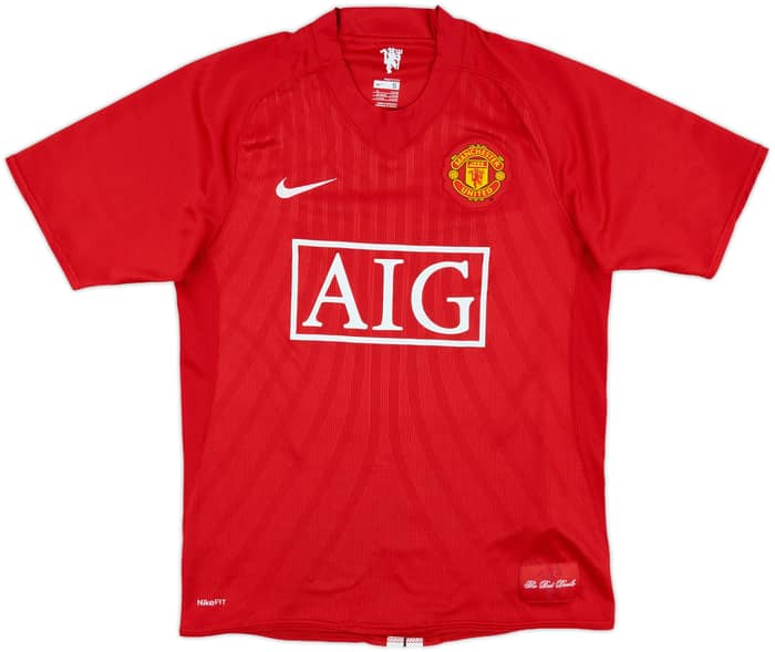 2007-09 Manchester United Home Shirt Tevez #32 - 6/10 - (S)