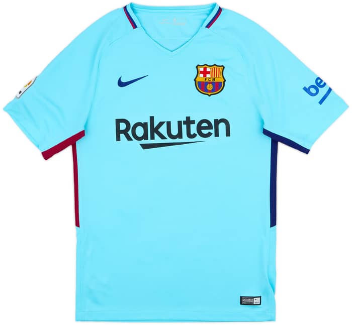 2017-18 Barcelona Away Shirt Messi #10 - 6/10 - (S)