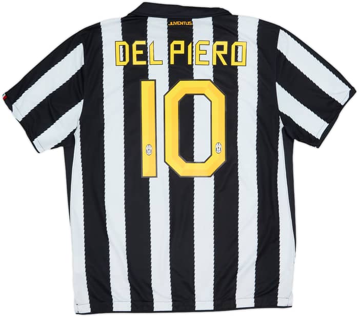2010-11 Juventus Home Shirt Del Piero #10 - 6/10 - (XL)
