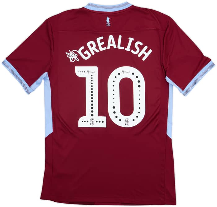 2018-19 Aston Villa Home Shirt Grealish #10 - 9/10 - (M)