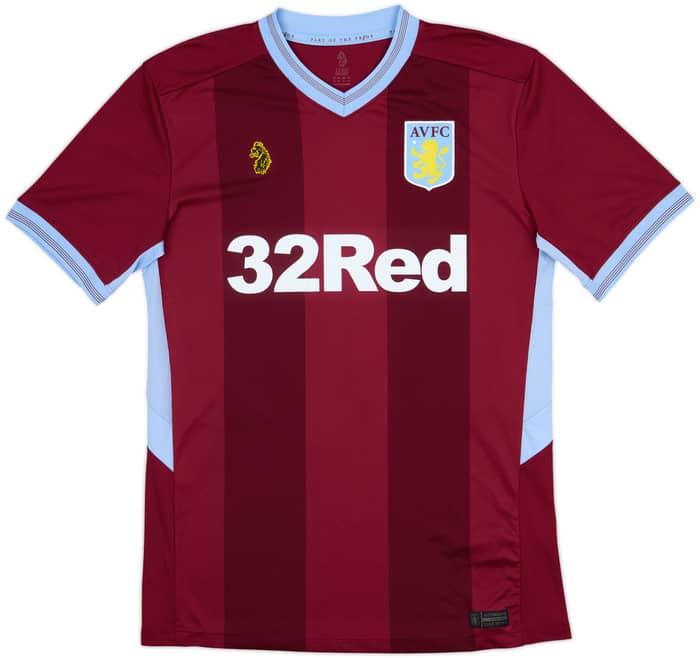 2018-19 Aston Villa Home Shirt Grealish #10 - 9/10 - (M)