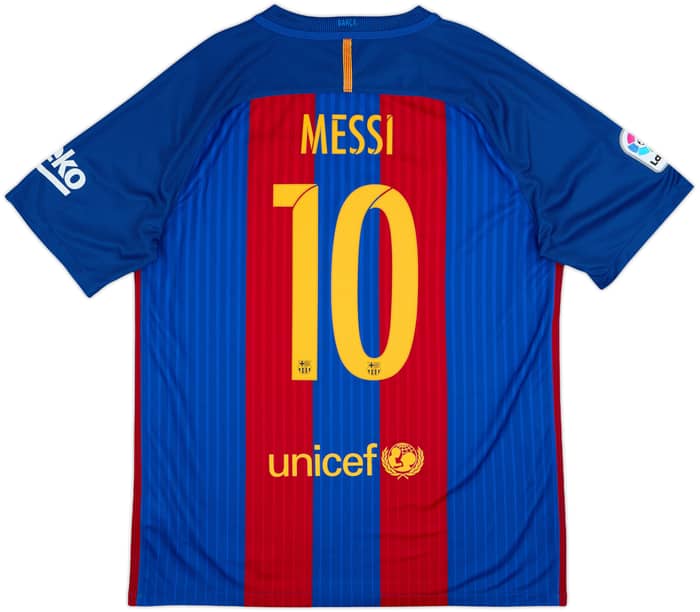 2016-17 Barcelona Home Shirt Messi #10 - 10/10 - (L)