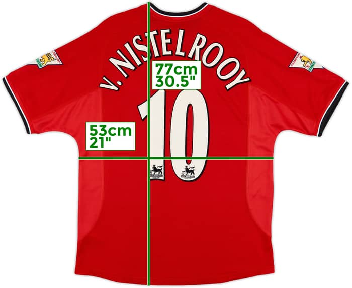 2000-02 Manchester United Home Shirt v.Nistelrooy #10 - 6/10 - (M)