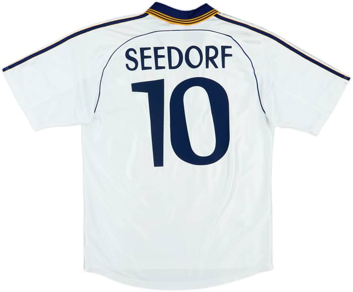 1998-00 Real Madrid Home Shirt Seedorf #10 - 8/10 - (L)