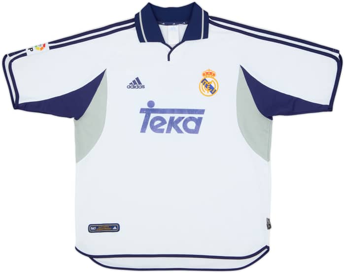 2000-01 Real Madrid Home Shirt Raul #7 - 6/10 - (L)