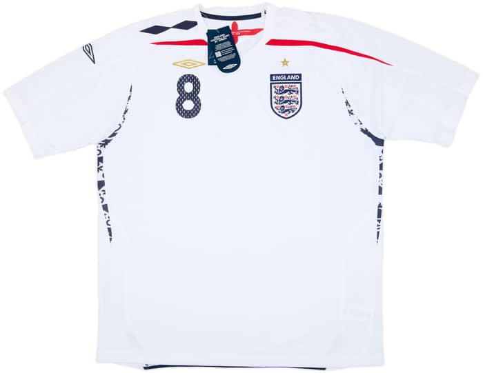 2007-09 England Home Shirt Lampard #8 (XXL)