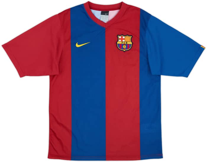2006-07 Barcelona Basic Home Shirt Ronaldinho #10 - 10/10 - (S)