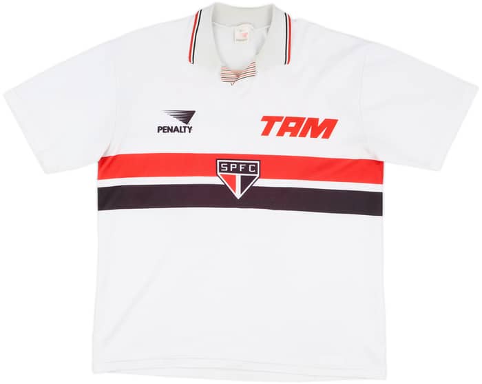 1993 Sao Paulo Home Shirt - 8/10 - (XL)