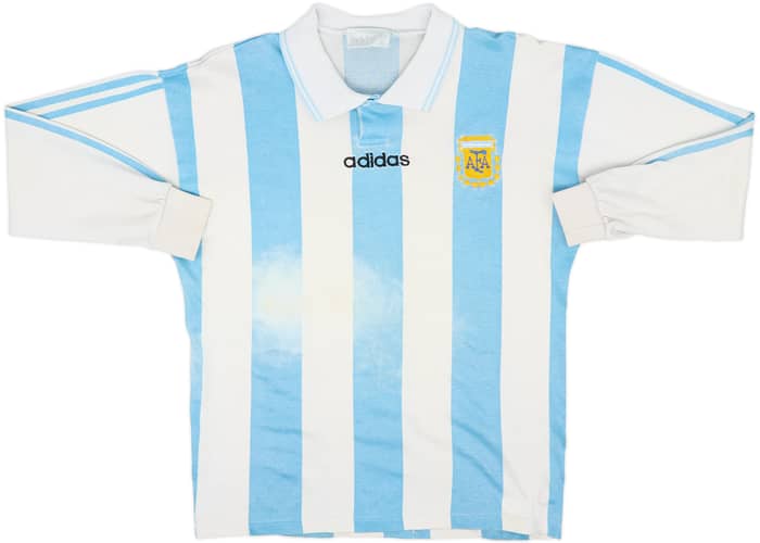 1994 Argentina Home L/S Shirt - 4/10 - (S)