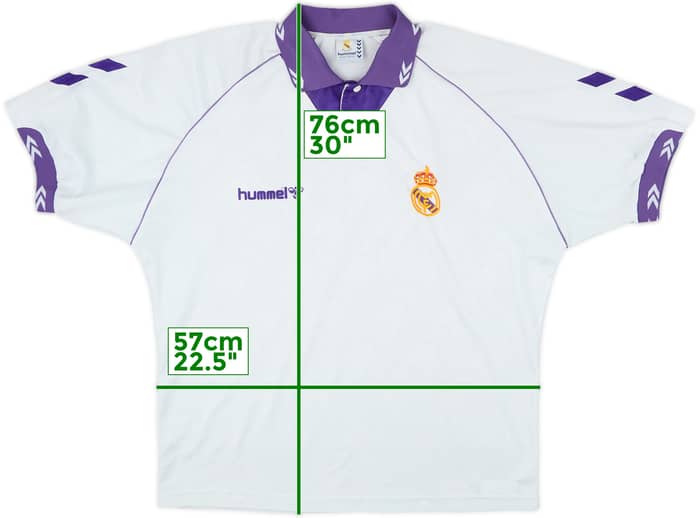 1993-94 Real Madrid Home Shirt - 8/10 - (XXL)