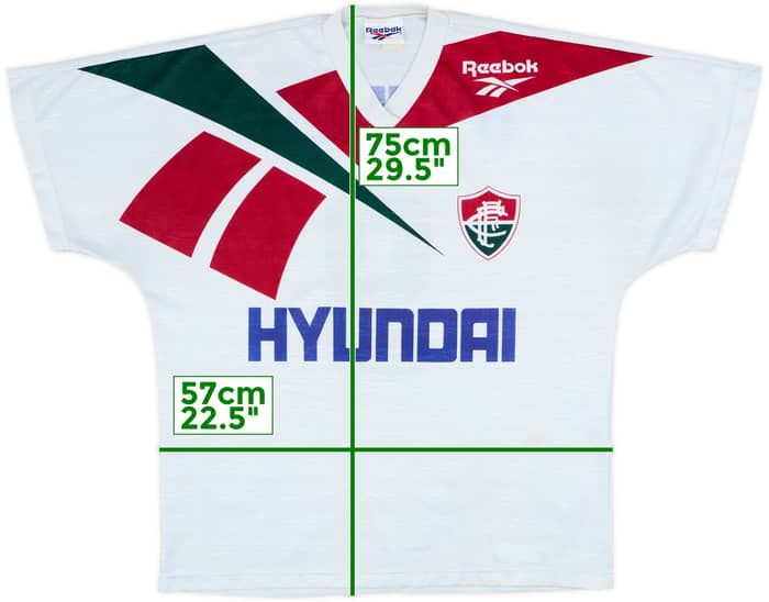 1994 Fluminense Away Shirt #9 - 8/10 - (XL)