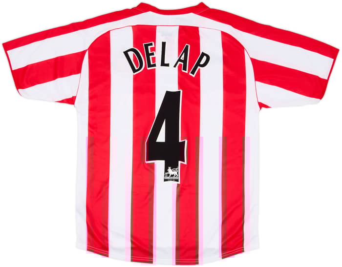 2005-07 Sunderland Home Shirt Delap #4 (S)