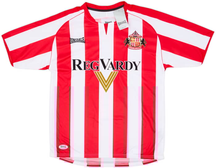 2005-07 Sunderland Home Shirt Delap #4 (S)