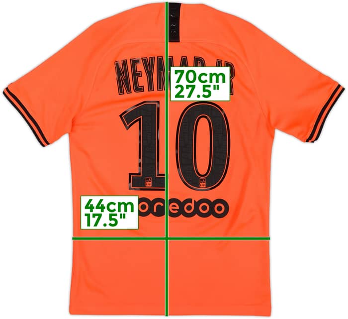 2019-20 Paris Saint-Germain Away Shirt Neymar Jr #10 - 8/10 - (S)
