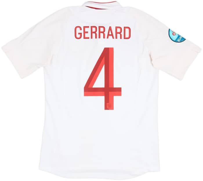 Camiseta de local de Inglaterra 2012-13 Gerrard #4 - 5/10 - (S)