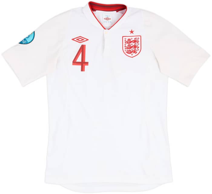 Camiseta de local de Inglaterra 2012-13 Gerrard #4 - 5/10 - (S)