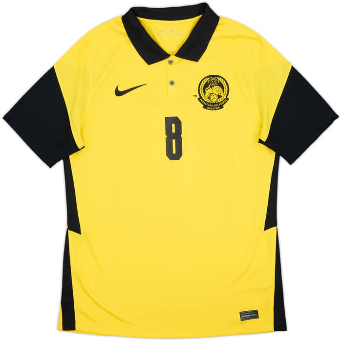 2020-22 Malaysia Home Shirt Baddrol #8 - 9/10 - (L)