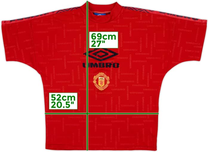 1994-96 Manchester United Umbro Leisure Shirt - 5/10 - (M)