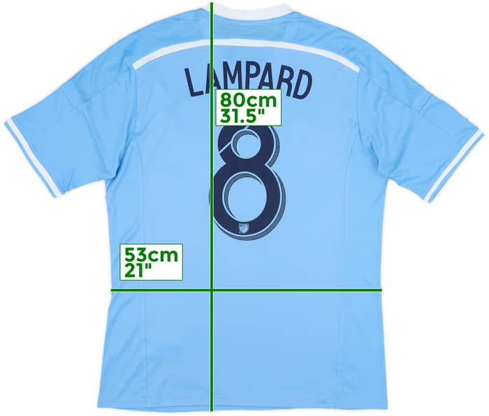 2015-16 New York City Home Shirt Lampard #8 - 7/10 - (L)