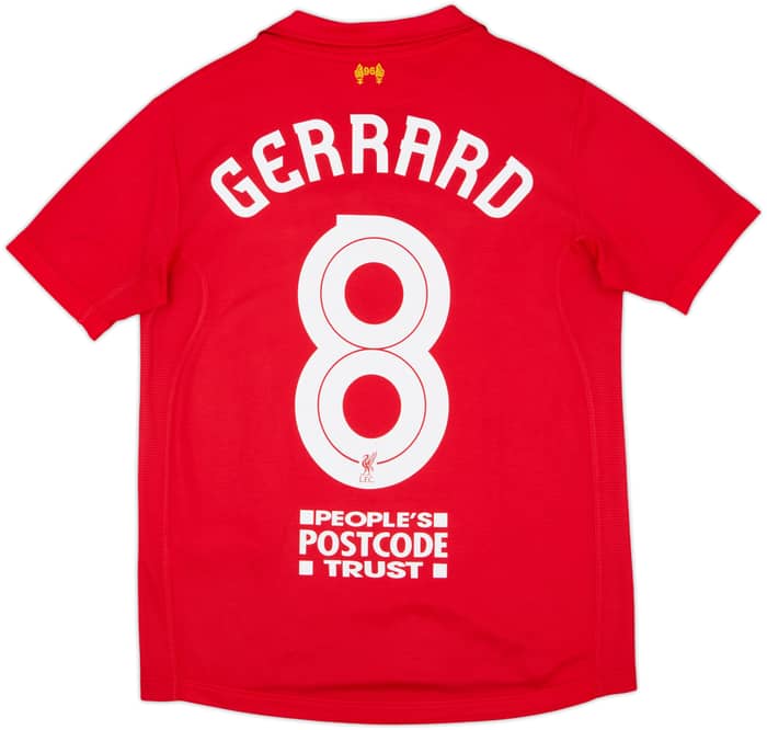 2012-13 Liverpool Home Shirt Gerrard #8 - 8/10 - (S)