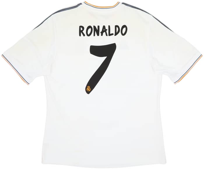 2013-14 Real Madrid Home Shirt Ronaldo #7 - 6/10 - (XL)