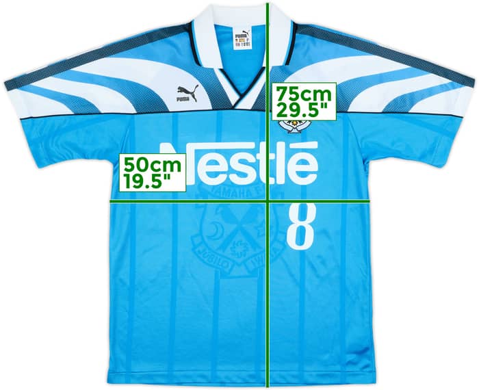 1997 Jubilo Iwata Home Shirt #8 - 9/10 - (M/L)