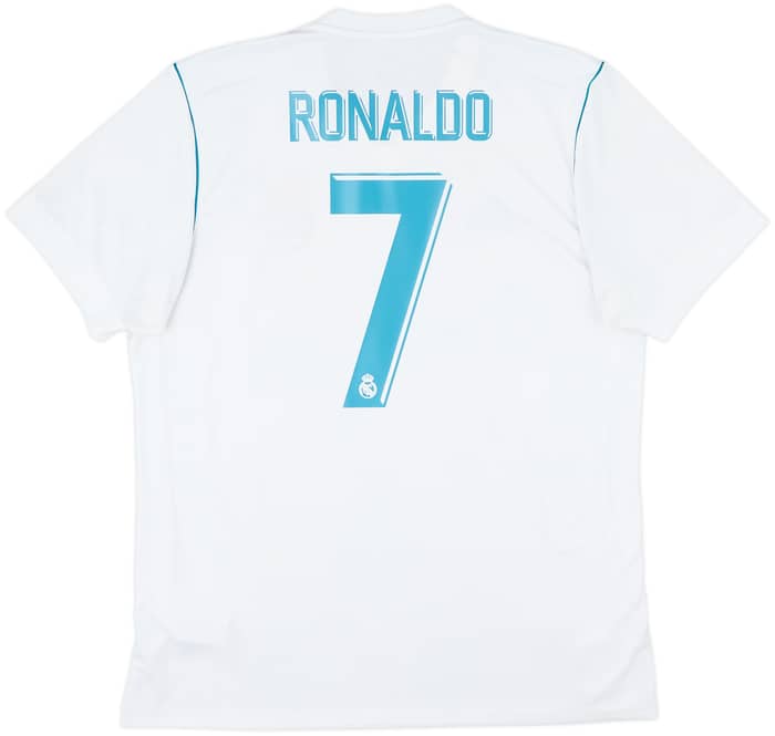 2017-18 Real Madrid Home Shirt Ronaldo #7 - 8/10 - (L)