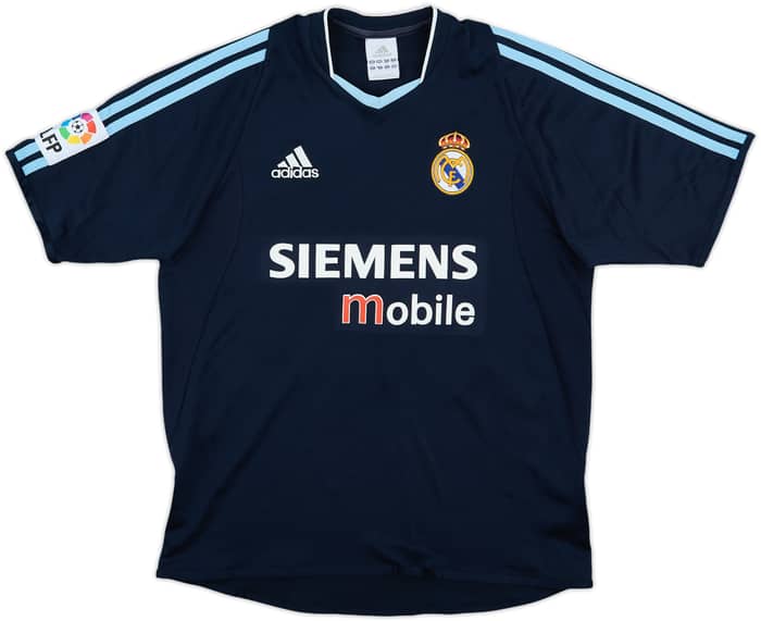2003-04 Real Madrid Away Shirt Beckham #23 - 7/10 - (XL.Boys)