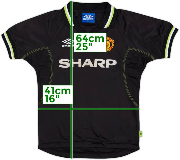 1998-99 Manchester United Third Shirt - 8/10 - (M.Boys)