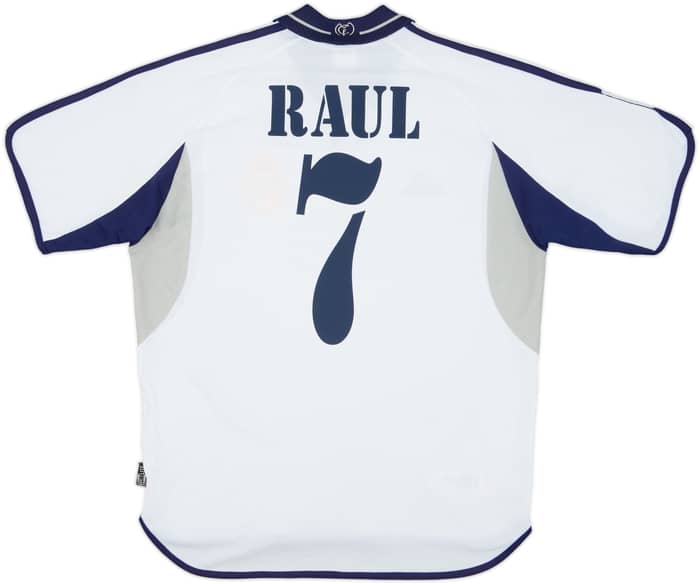 2000-01 Real Madrid Home Shirt Raul #7 - 6/10 - (M)