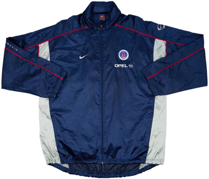 2001-02 Paris Saint-Germain Nike Hooded Rain Jacket - 8/10 - (XXL)