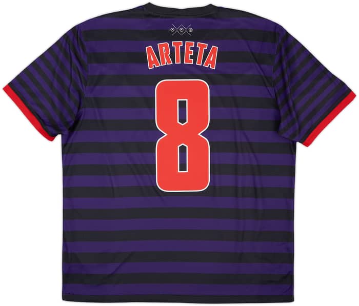 2012-13 Arsenal Away Shirt Arteta #8 - 8/10 - (XL)