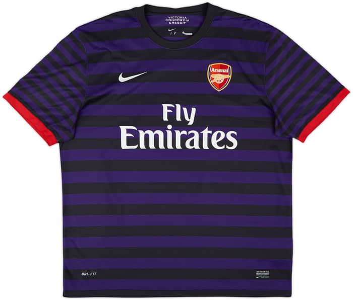 2012-13 Arsenal Away Shirt Arteta #8 - 8/10 - (XL)