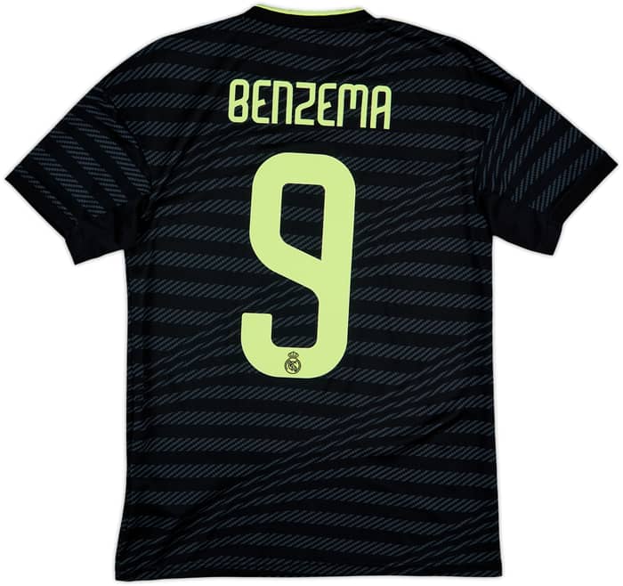 2022-23 Real Madrid Third Shirt Benzema #9 - 8/10 - (XS)
