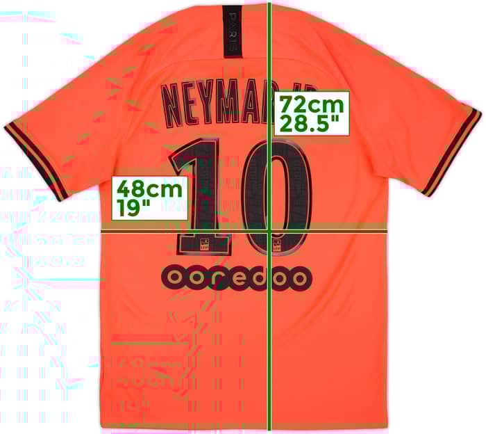 2019-20 Paris Saint-Germain Away Shirt Neymar Jr #10 - 9/10 - (M)