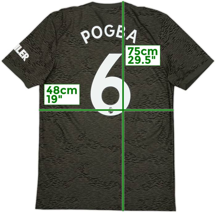 2020-21 Manchester United Away Shirt Pogba #6 - 8/10 - (M)