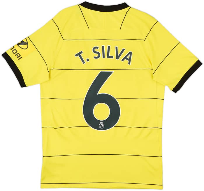 2021-22 Chelsea Away Shirt T.Silva #6 - 9/10 - (S)