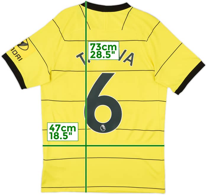 2021-22 Chelsea Away Shirt T.Silva #6 - 9/10 - (S)