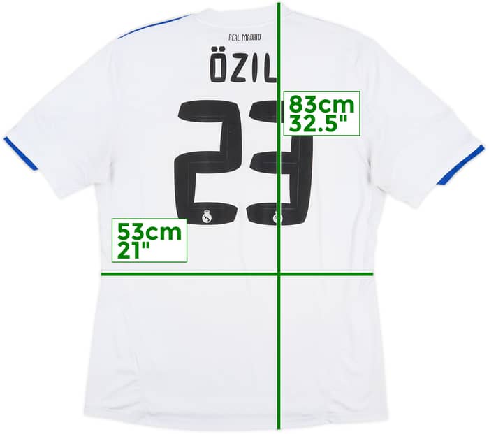 2010-11 Real Madrid Home Shirt Ozil #23 - 5/10 - (XL)