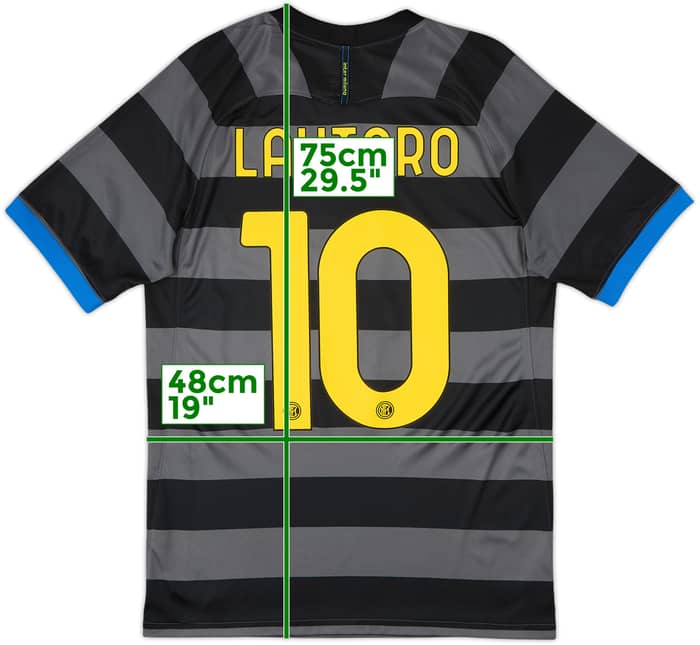 2020-21 Inter Milan Third Shirt Lautaro #10 - 8/10 - (S)