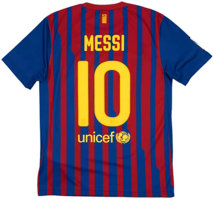 2011-12 Barcelona Home Shirt Messi #10 - 8/10 - (M)