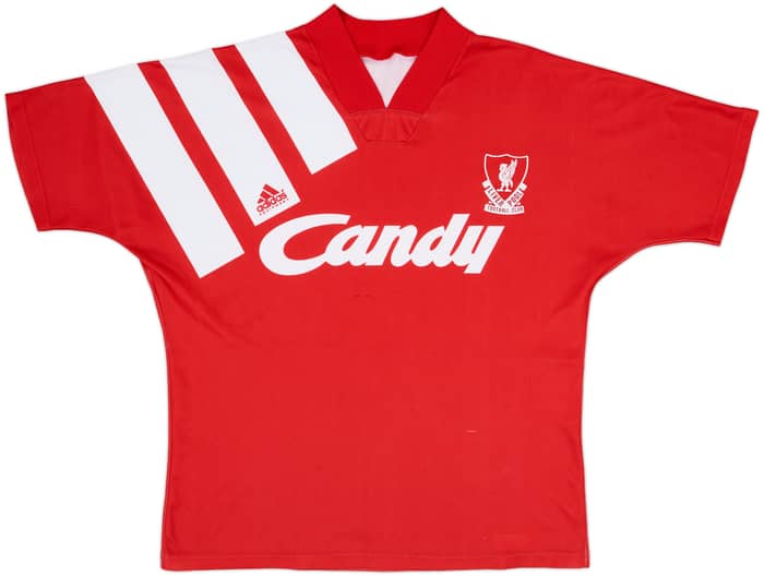 1991-92 Liverpool Home Shirt - 8/10 - (L)