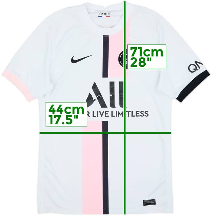 2021-22 Paris Saint-Germain Away Shirt - 5/10 - (S)