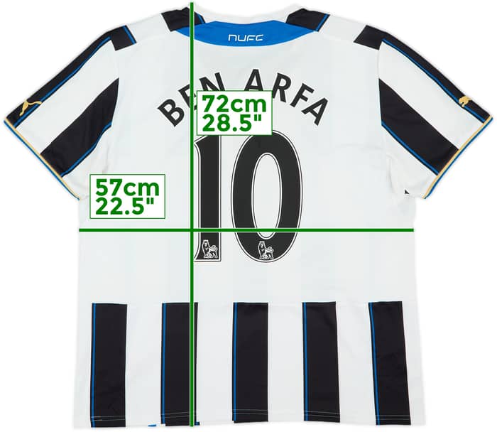 2013-14 Newcastle Home Shirt Ben Arfa #10 - 7/10 - (L)